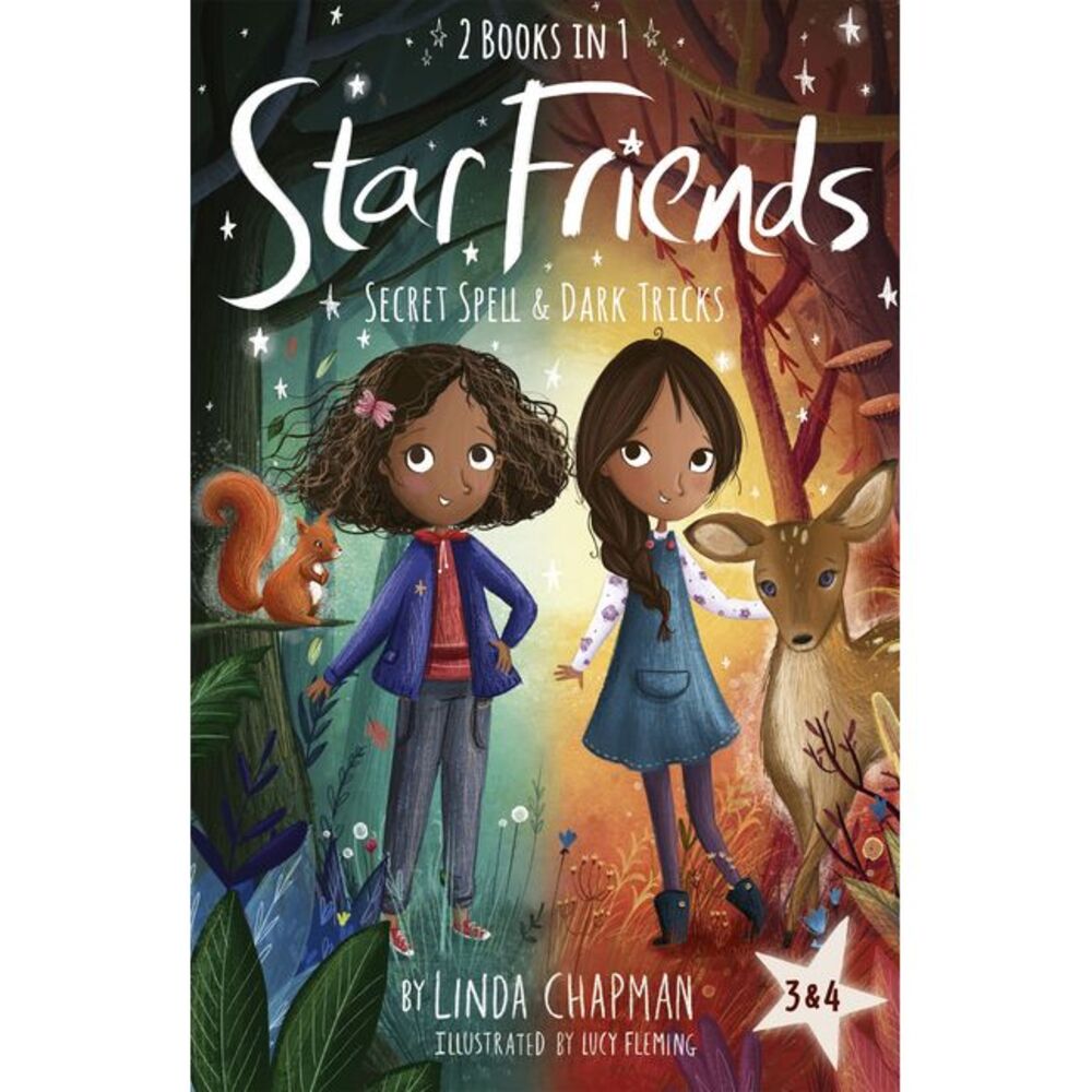 Star Friends 2 Books in 1: Secret Spell & Dark Tricks: Books 3 and 4 -- Linda Ch